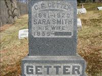 Getter, C. F. and Sara (Smith)